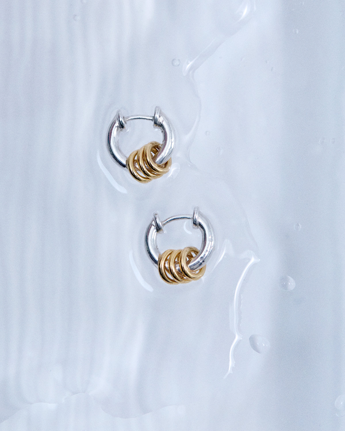 Laura Lombardi Two Tone Mini Fillia Earrings