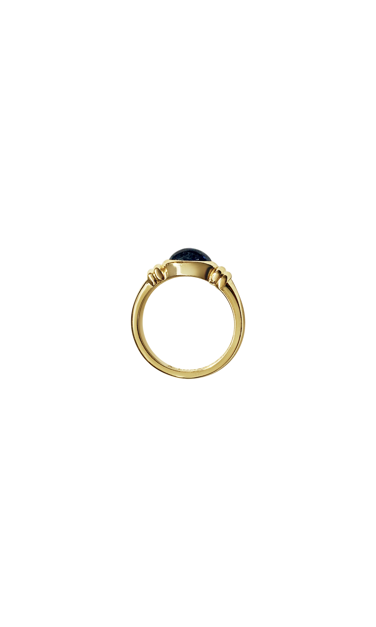 Laura Lombardi Yellow Gold Alessandra Ring with Sapphire