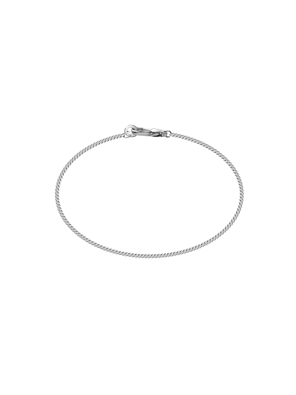 Laura Lombardi Silver Via Anklet