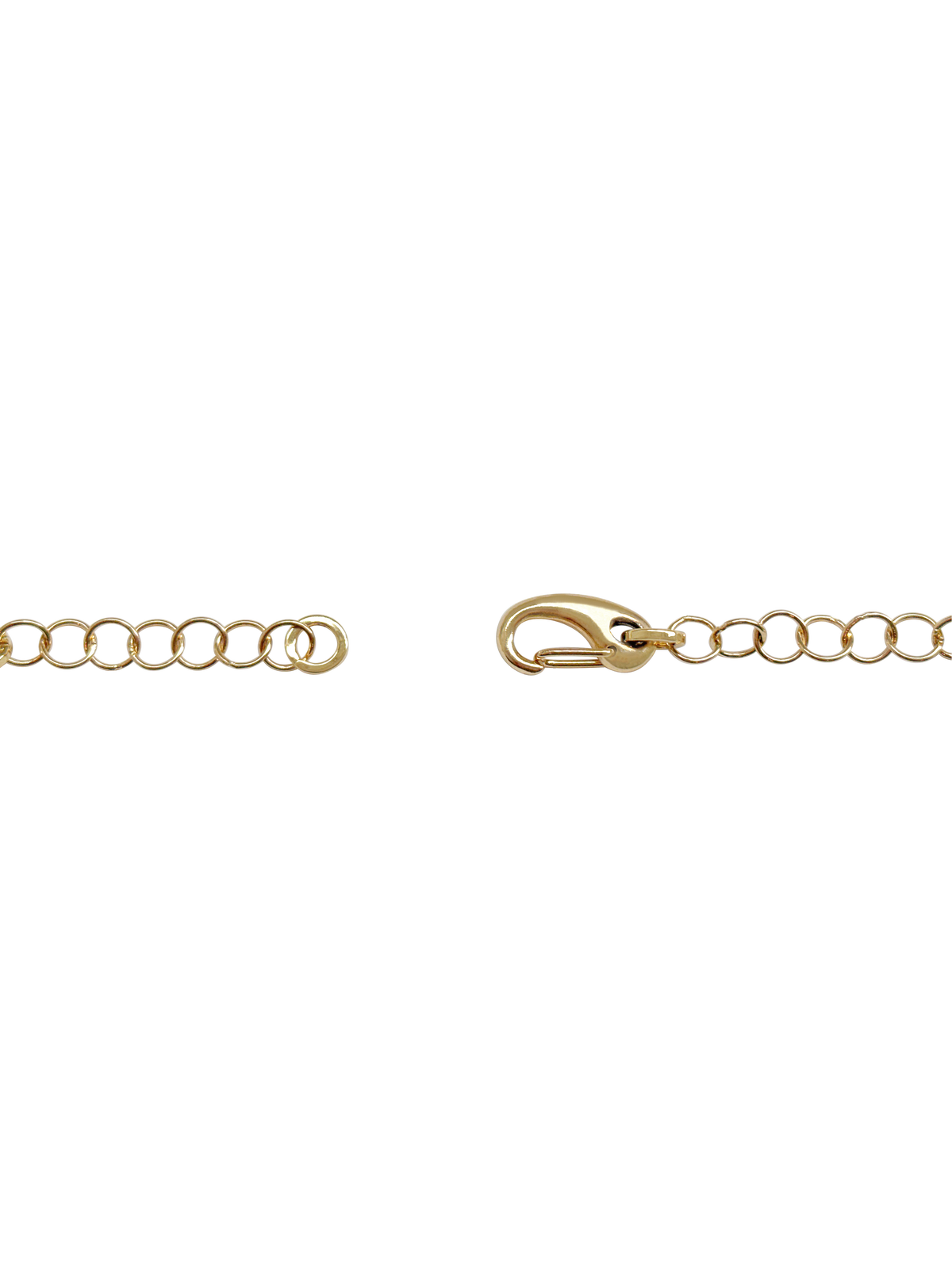 Closeup of the Astra Necklace clasp.