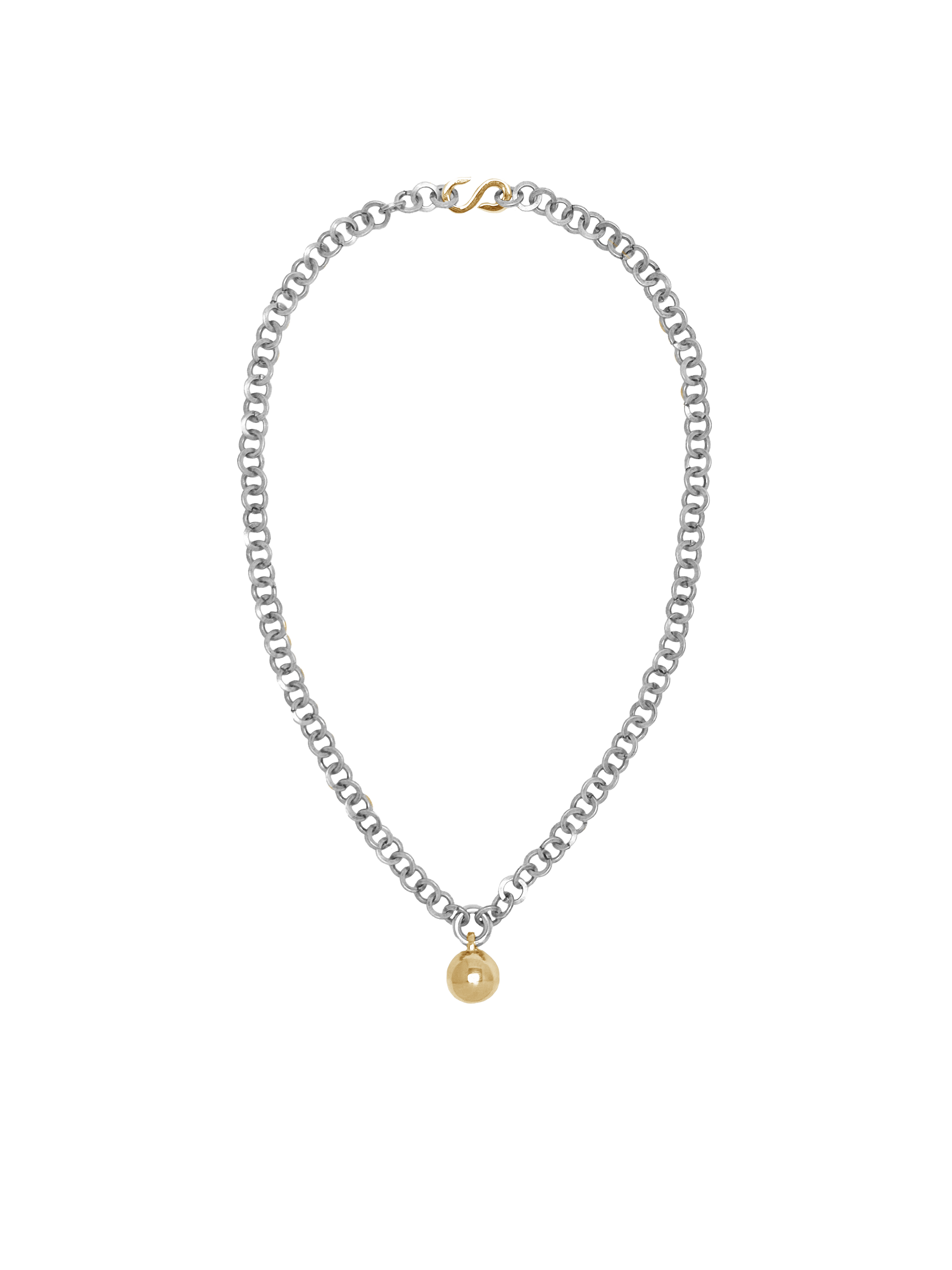 Two Tone Campana Necklace