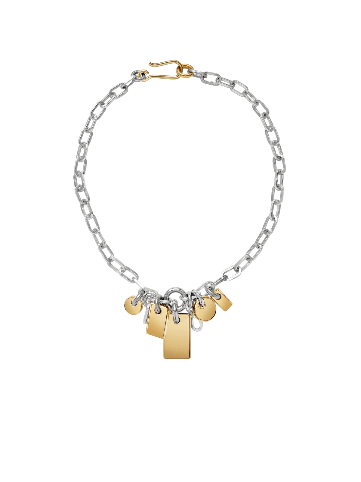 Laura Lombardi two tone Diario Necklace