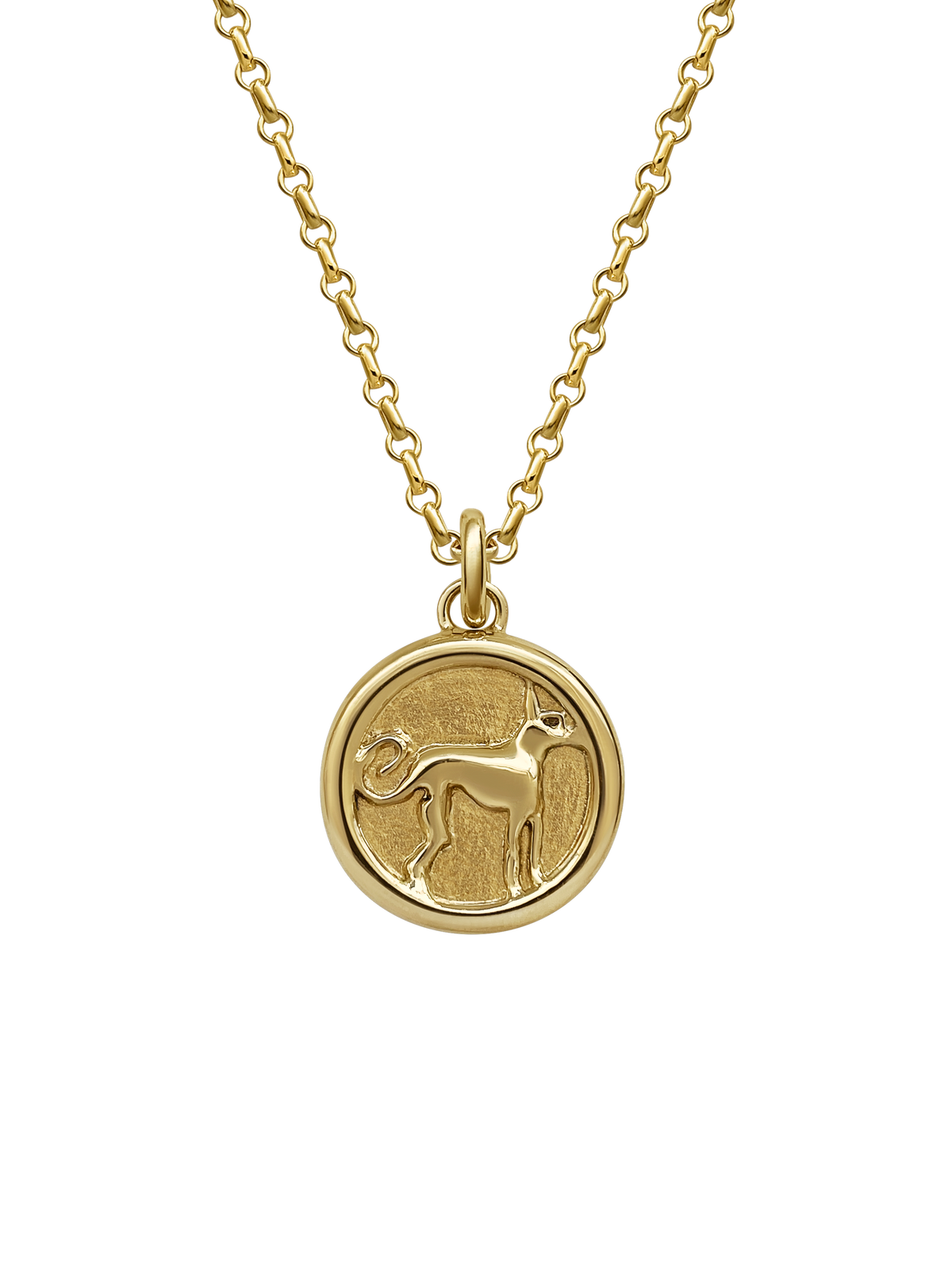 AMS x Laura Lombardi gold Protection Pendant