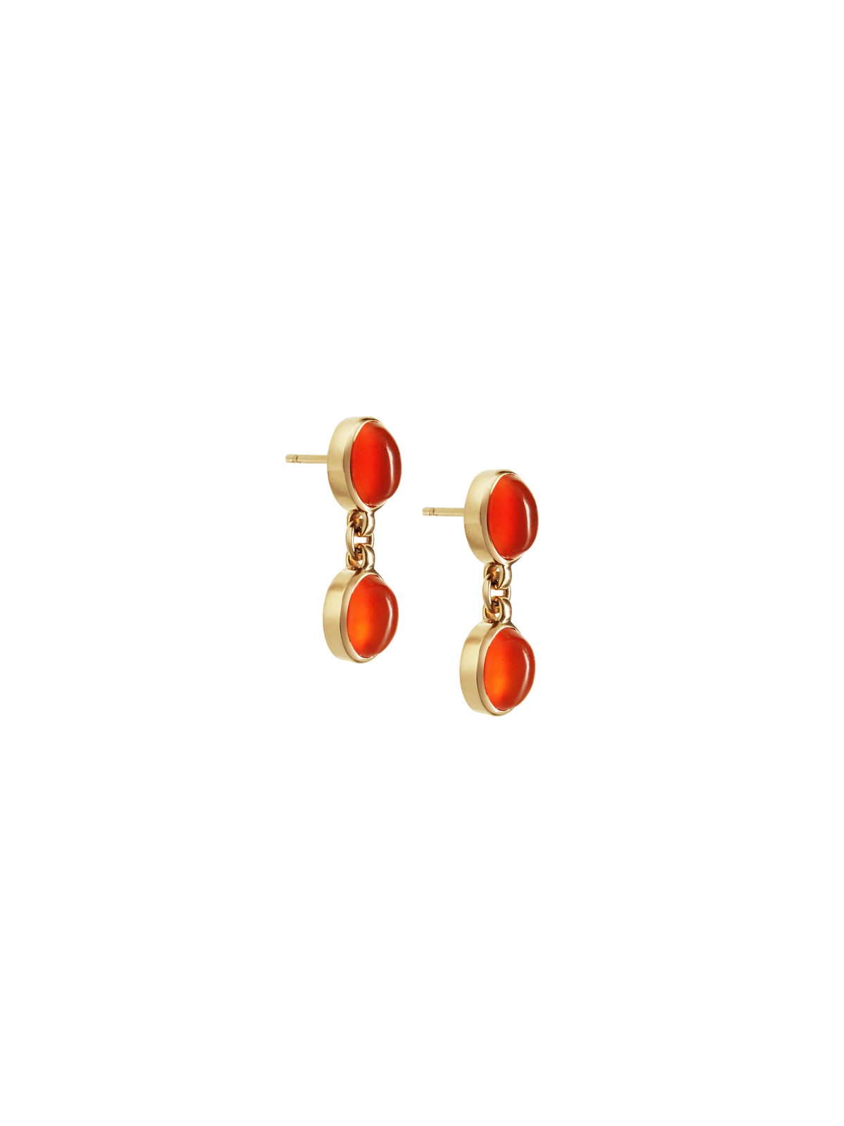 Laura Lombardi yellow gold Goccia Earrings