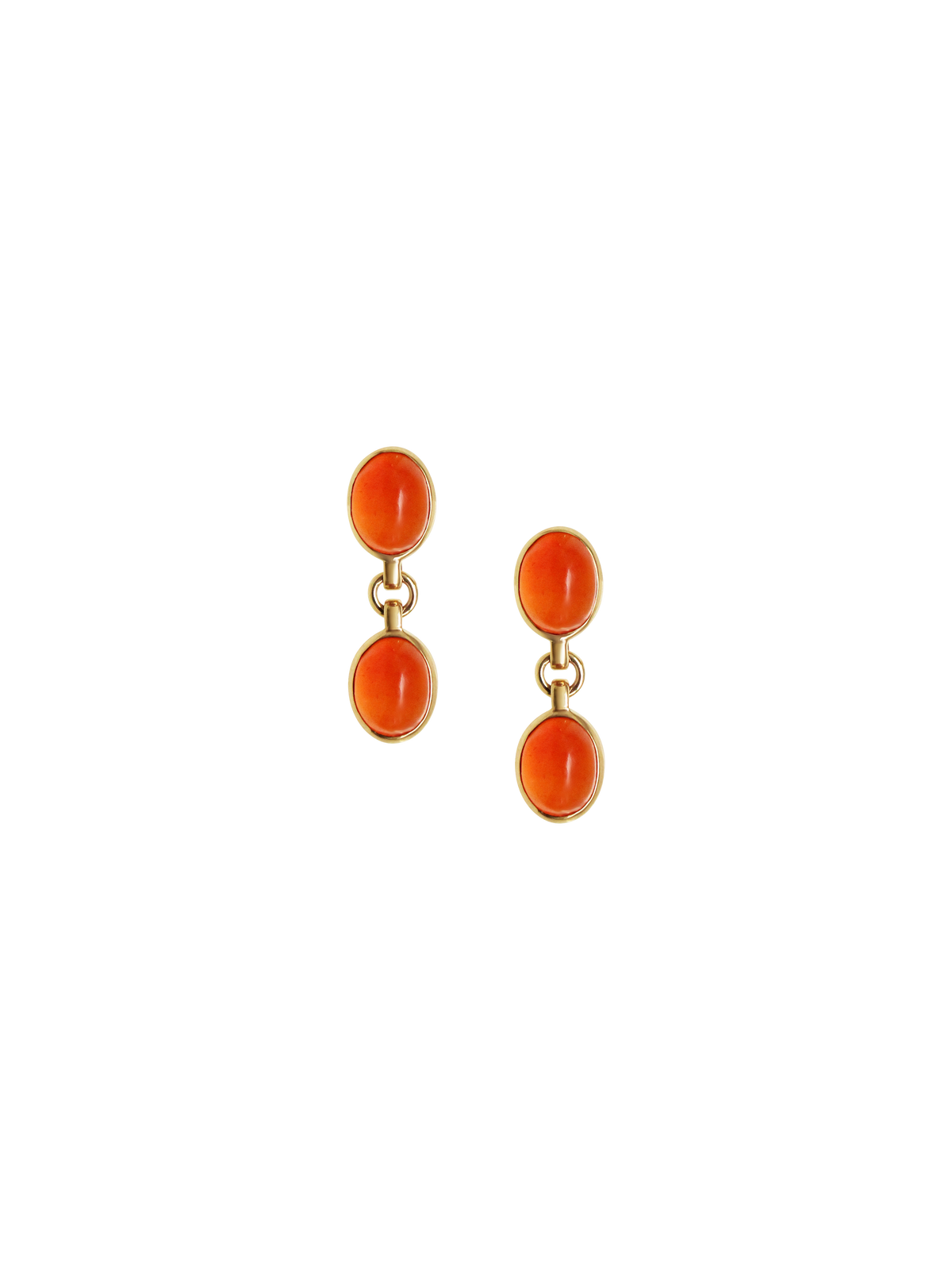 Laura Lombardi yellow gold Goccia Earrings