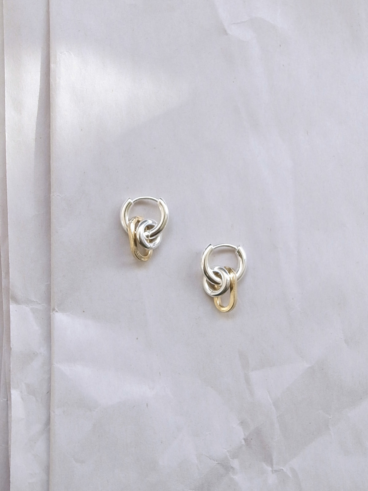 Laura Lombardi Two Tone Fara Earrings
