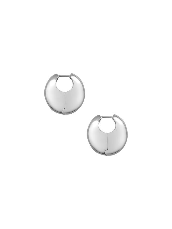 Laura Lombardi Silver Ferma Hoops