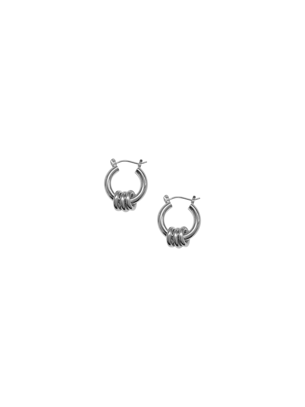 Laura Lombardi Silver Fillia Earrings