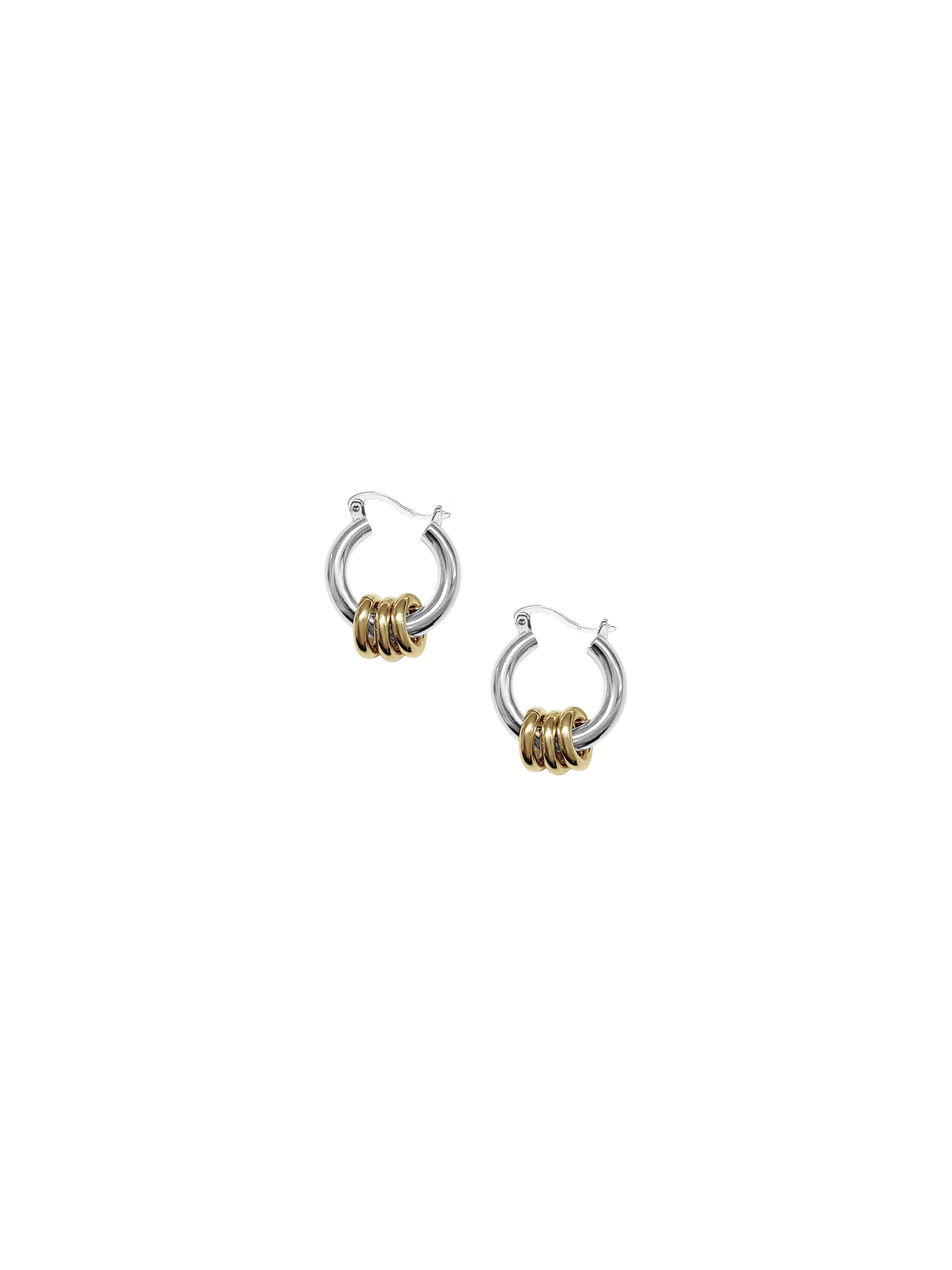 Laura Lombardi Two Tone Fillia Earrings