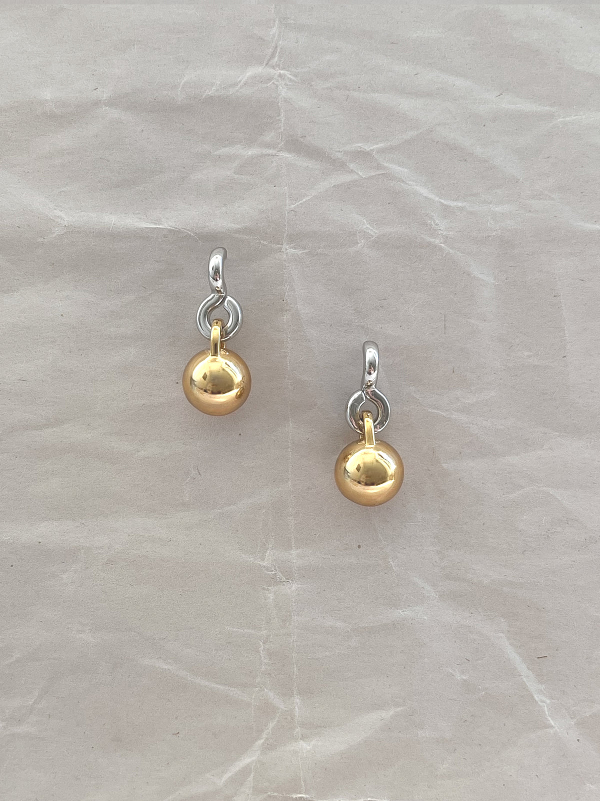Laura Lombardi Two Tone drop Gioca Earrings