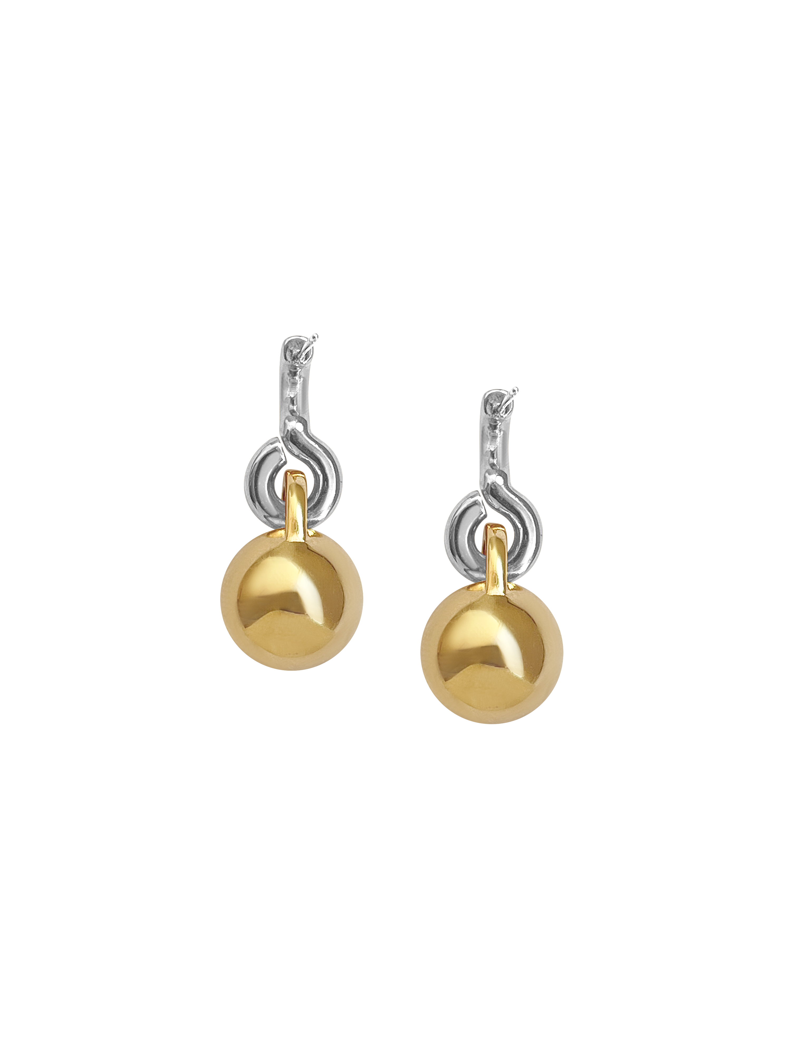 Laura Lombardi Two Tone Gioca Earrings
