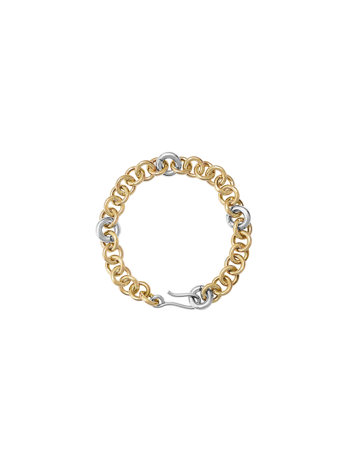 Laura Lombardi Two Tone Maglia Bracelet