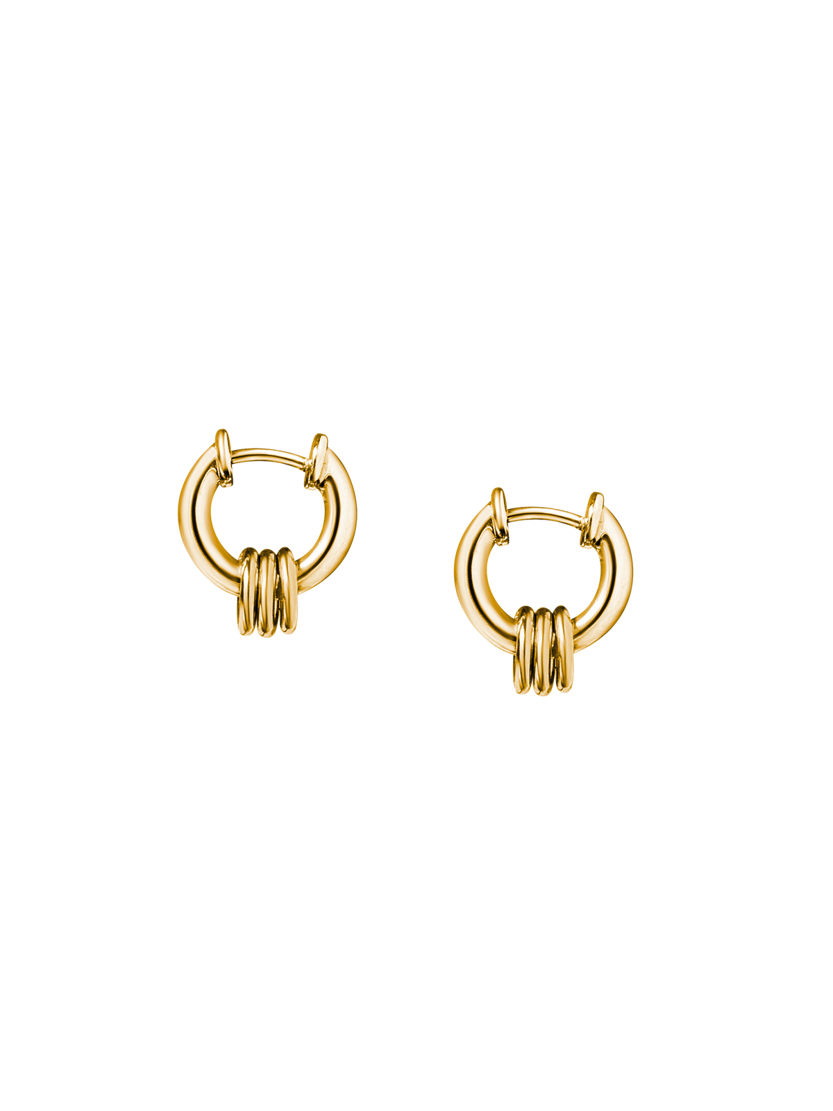 Laura Lombardi gold Mini Fillia Earrings