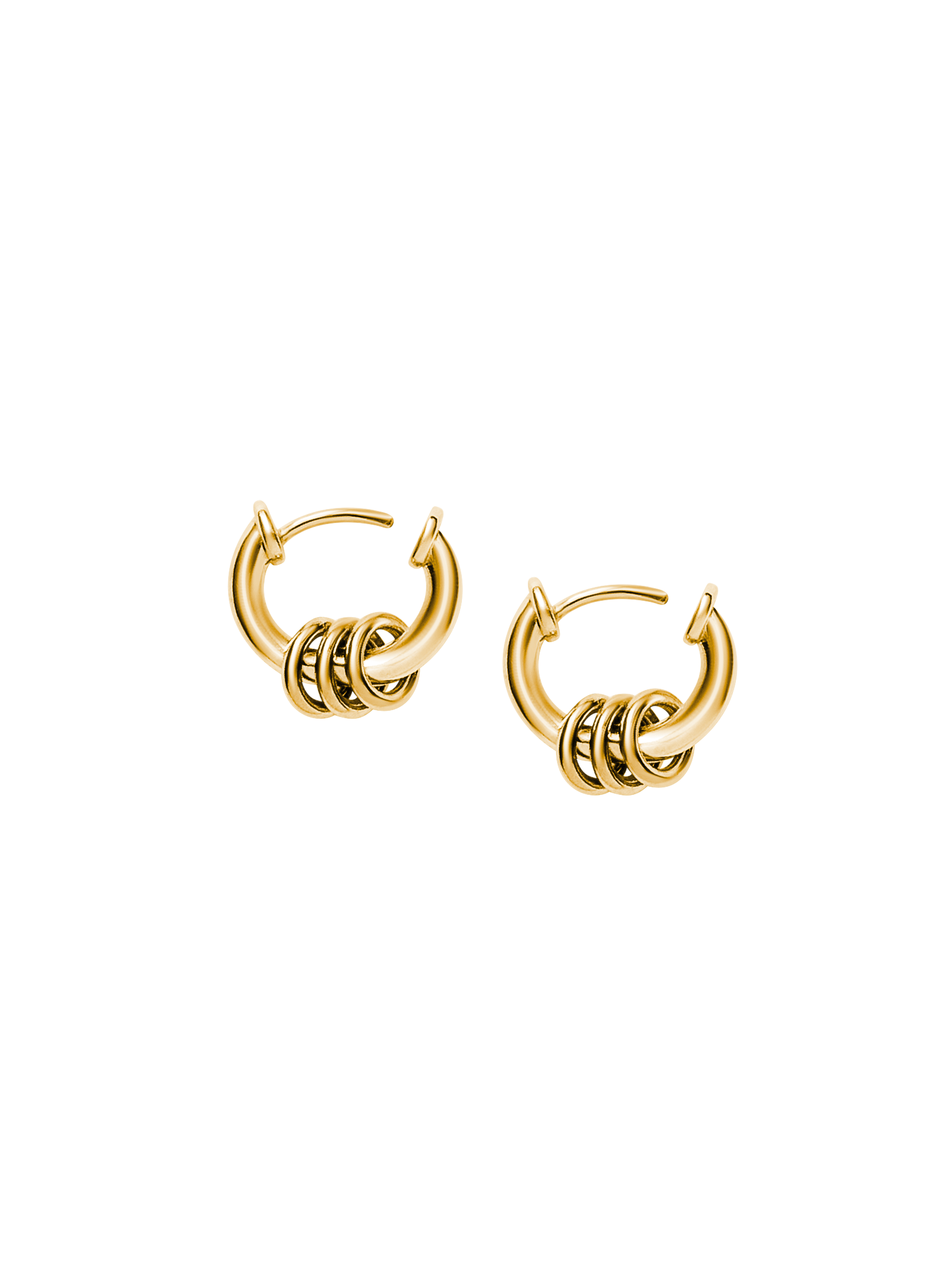 Laura Lombardi gold Mini Fillia Earrings