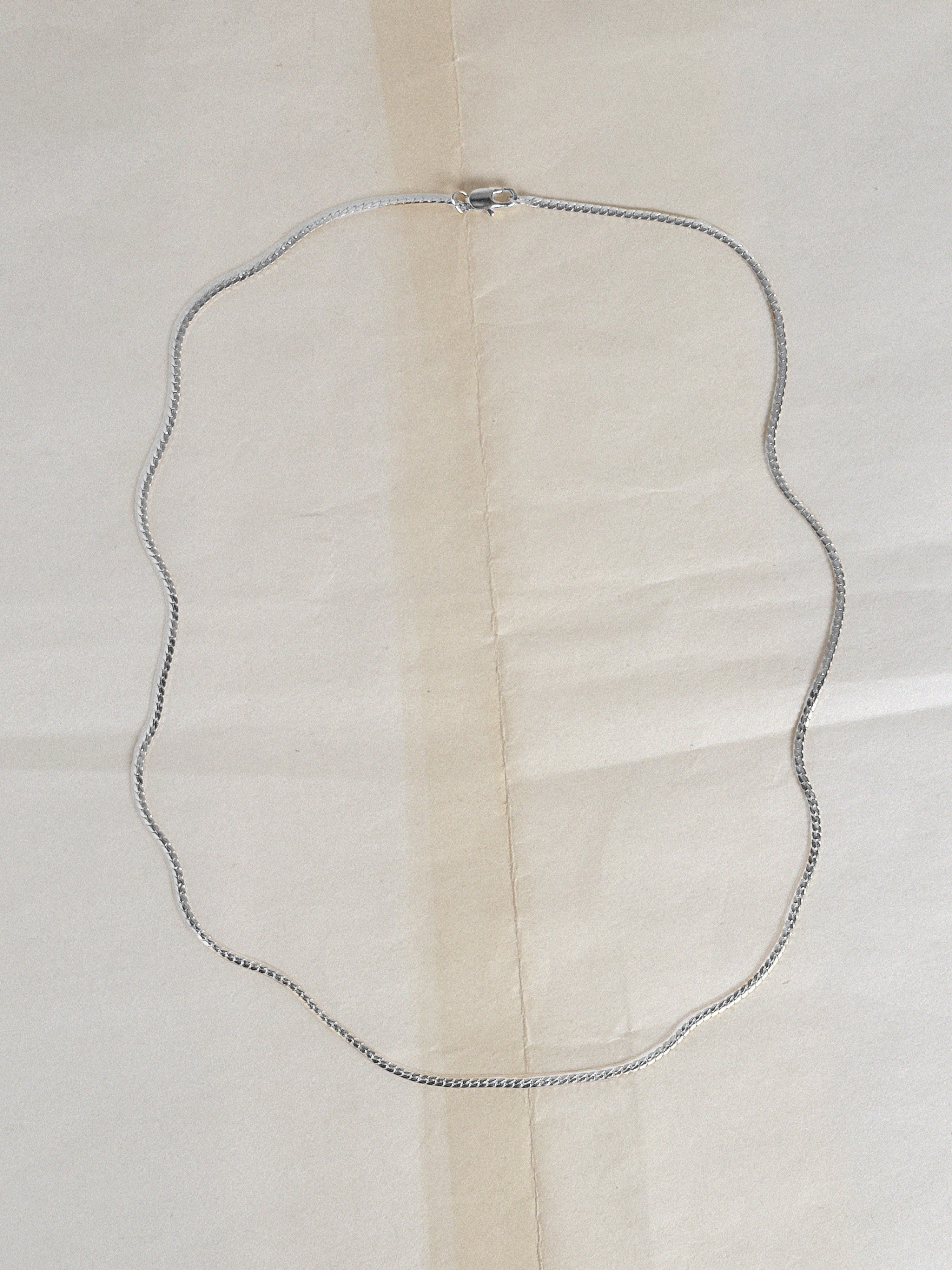 Laura Lombardi Silver Mini Omega Chain