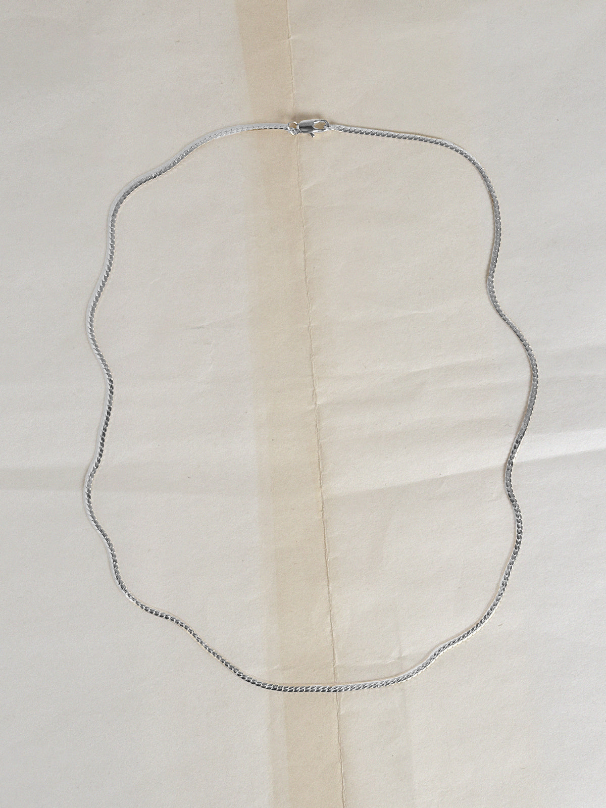 Laura Lombardi Silver Mini Omega Chain