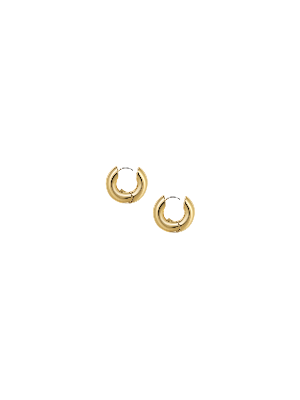 Laura Lombardi gold Mini Terra Hoops