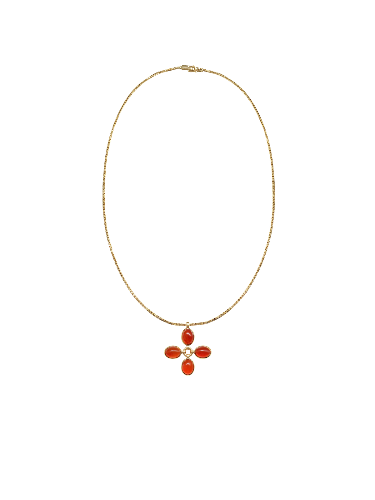 Laura Lombardi yellow gold Pastiera Pendant
