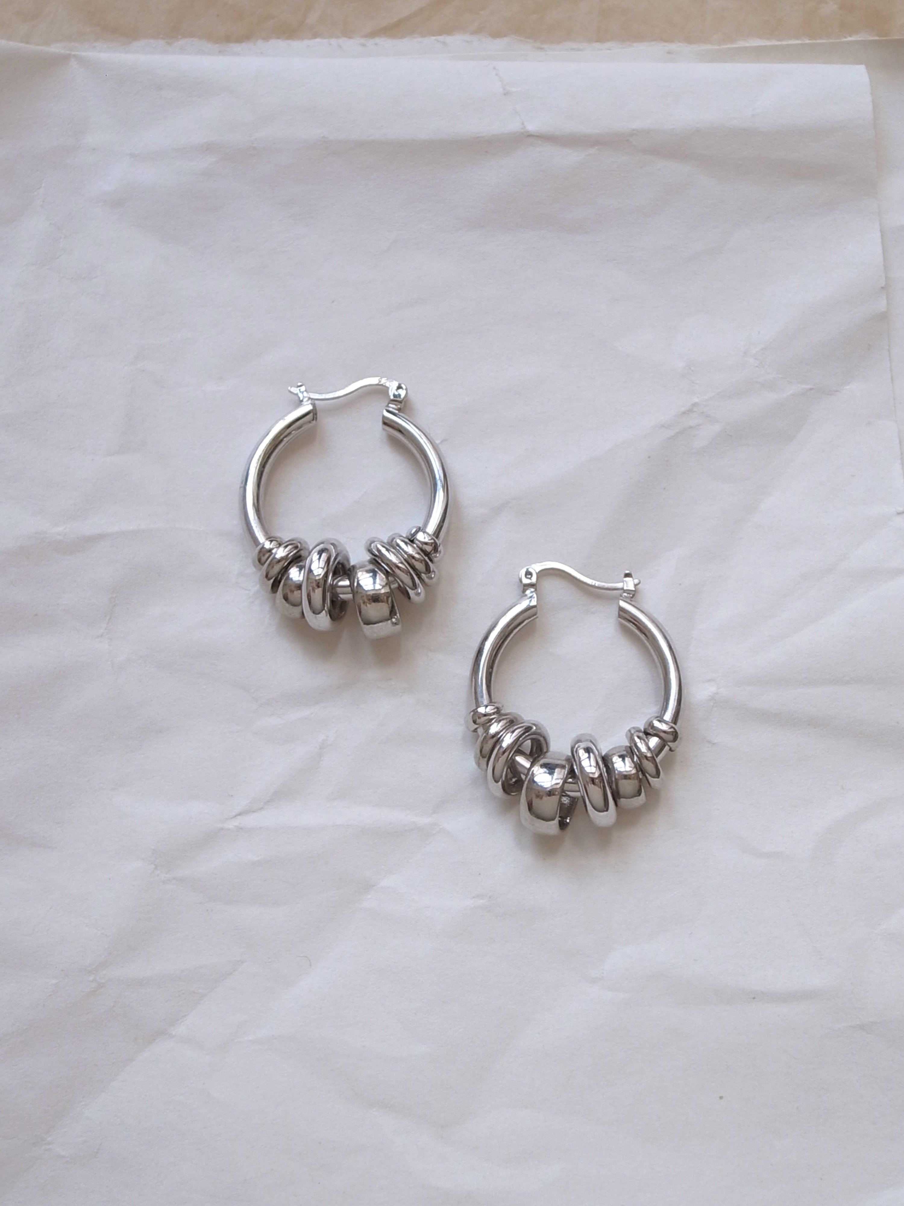 Laura Lombardi Silver Radda Earrings