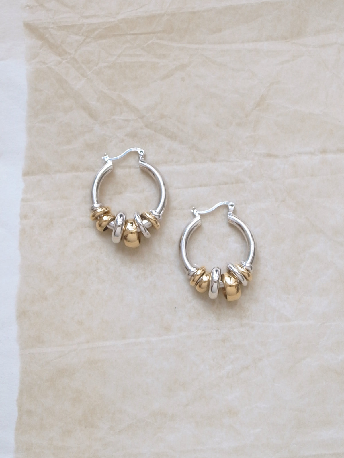Laura Lombardi Two Tone Radda Earrings