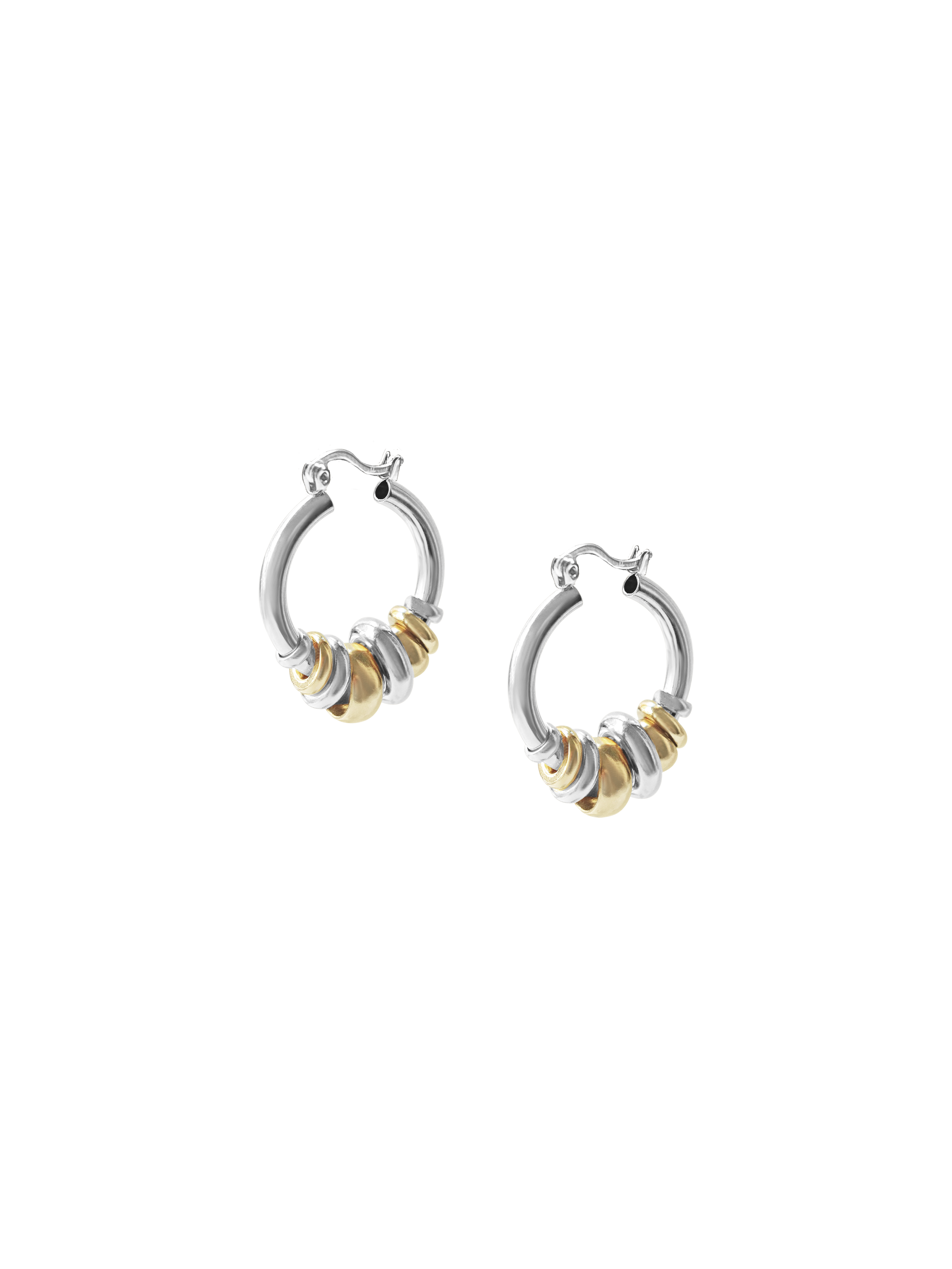 Laura Lombard Two Tone Radda Earrings