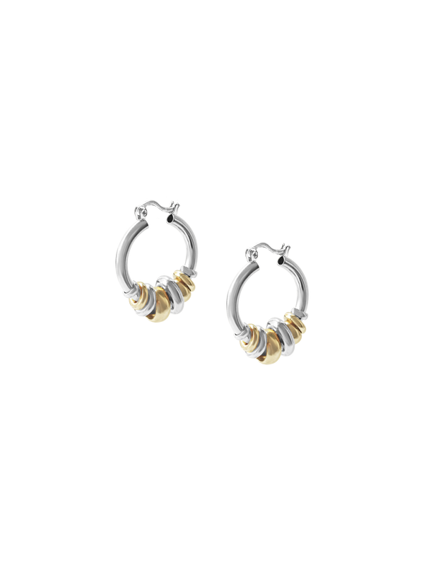 Laura Lombard Two Tone Radda Earrings