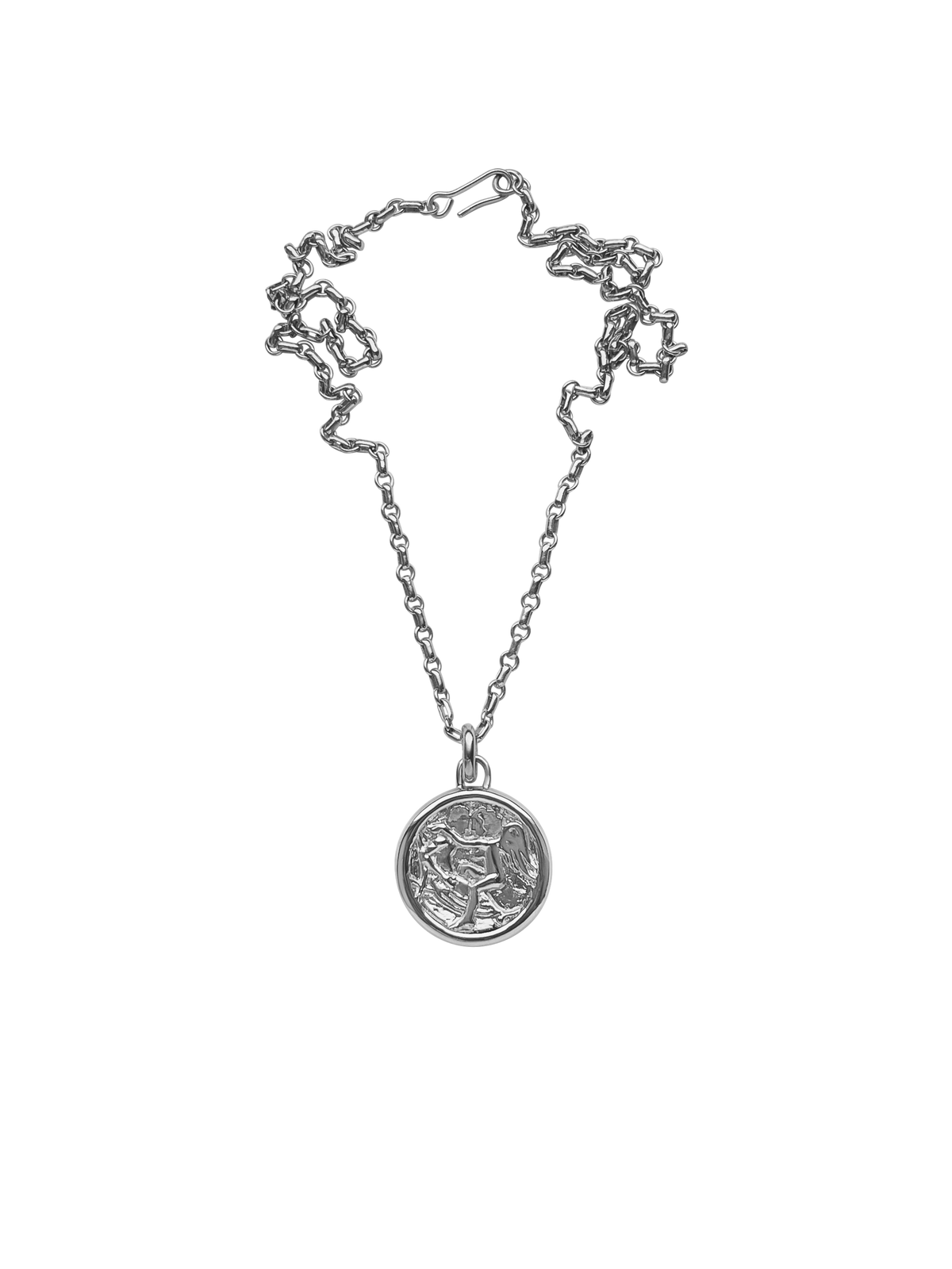 AMS x LL Silver Seduced By An Angel Pendant chain