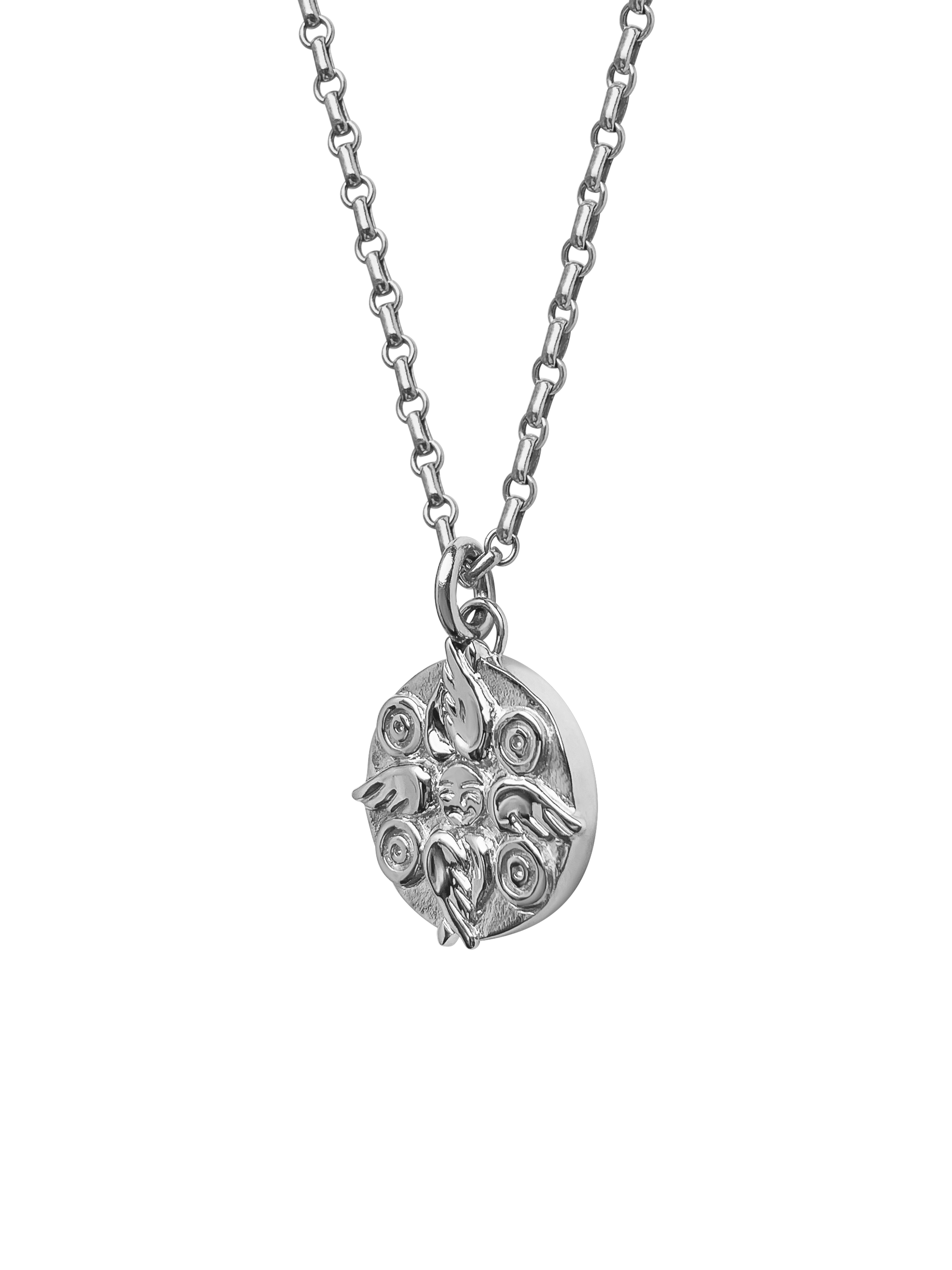 AMS x LL Silver Seraphim Pendant