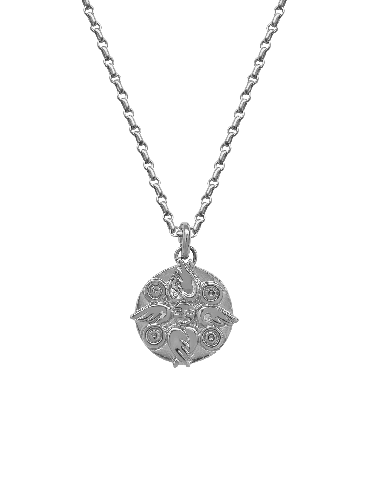AMS x LL Silver Seraphim Pendant