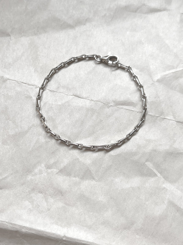 Laura Lombardi Silver Corre Bracelet