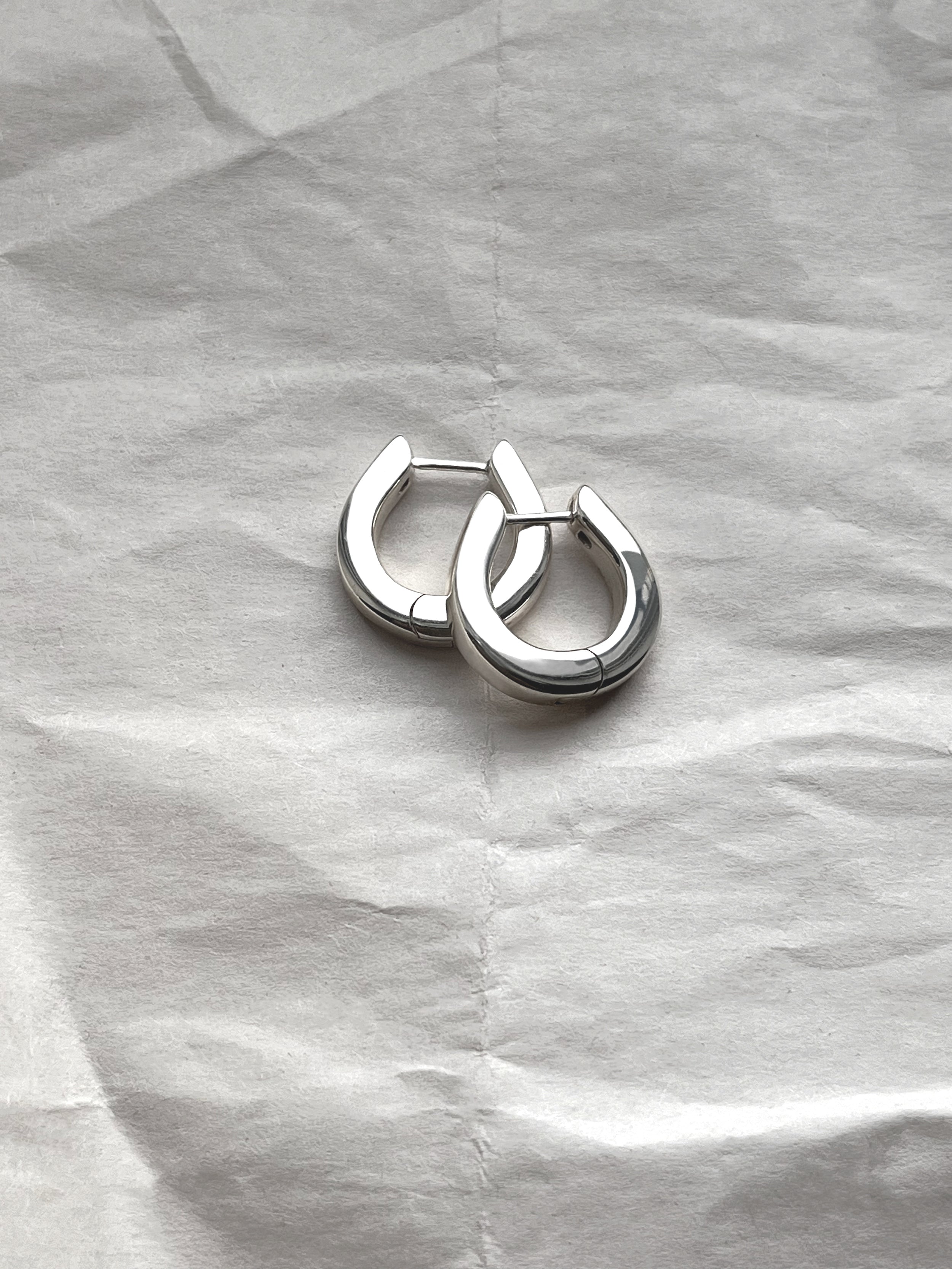 Laura Lombardi Silver Corre Earrings
