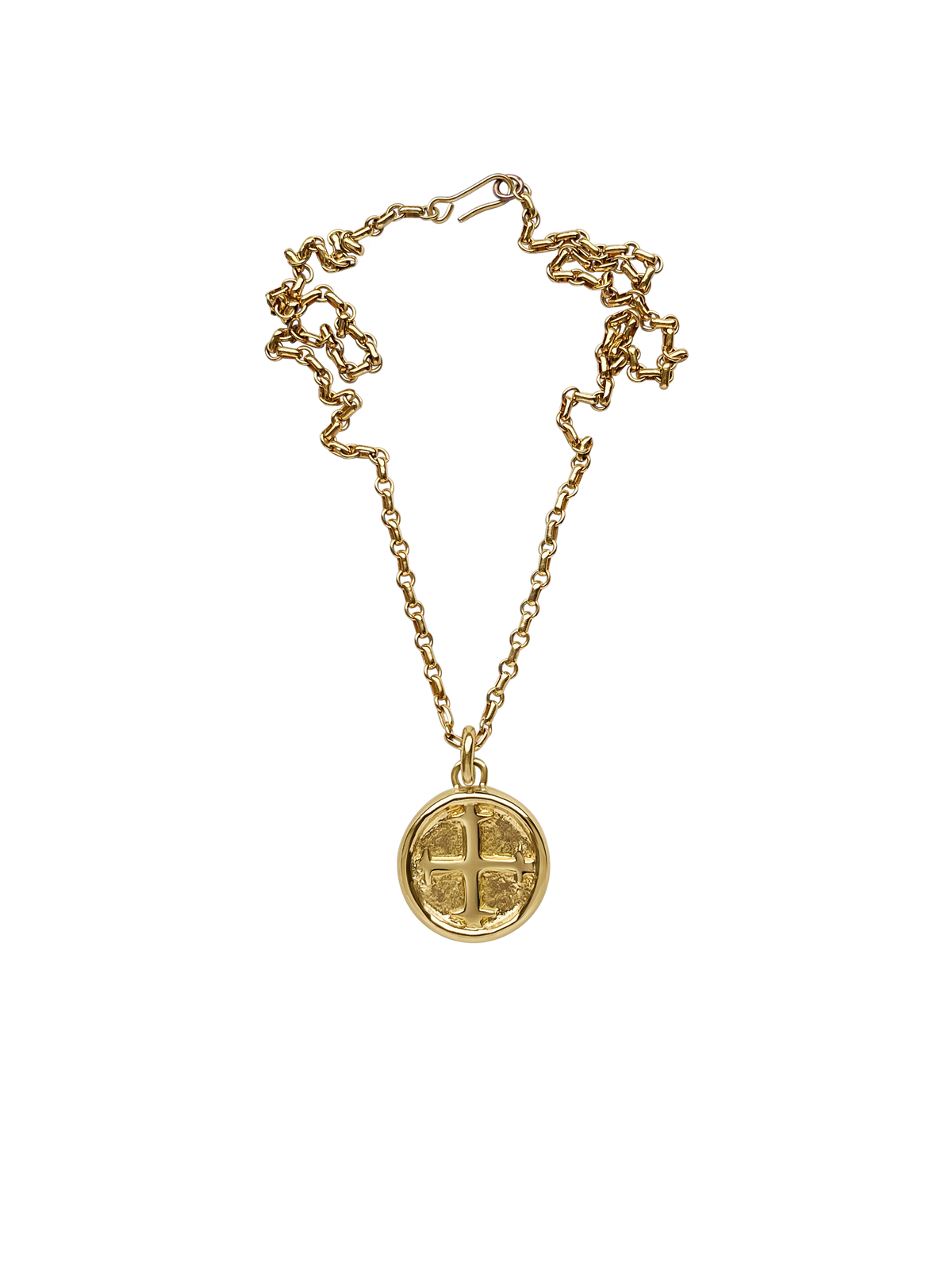 AMS x Laura Lombardi gold Saint Basil Pendant