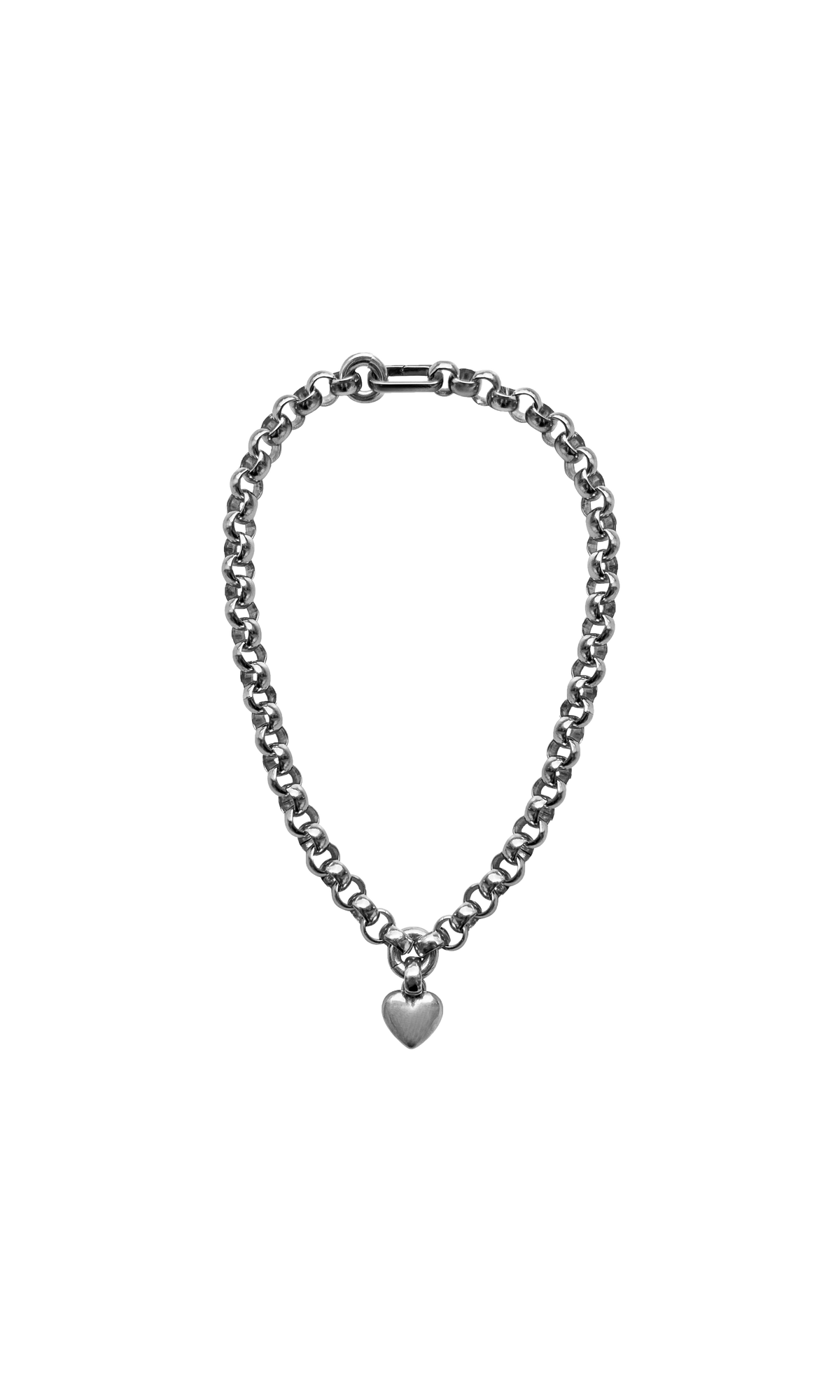 Laura Lombardi Silver Amorina heart charm pendant
