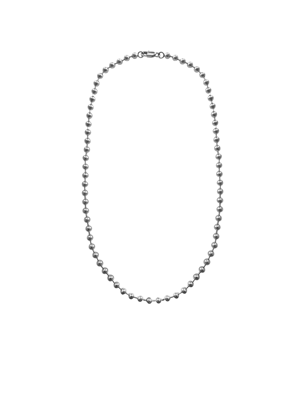 Laura Lombardi Silver Ball Chain Necklace