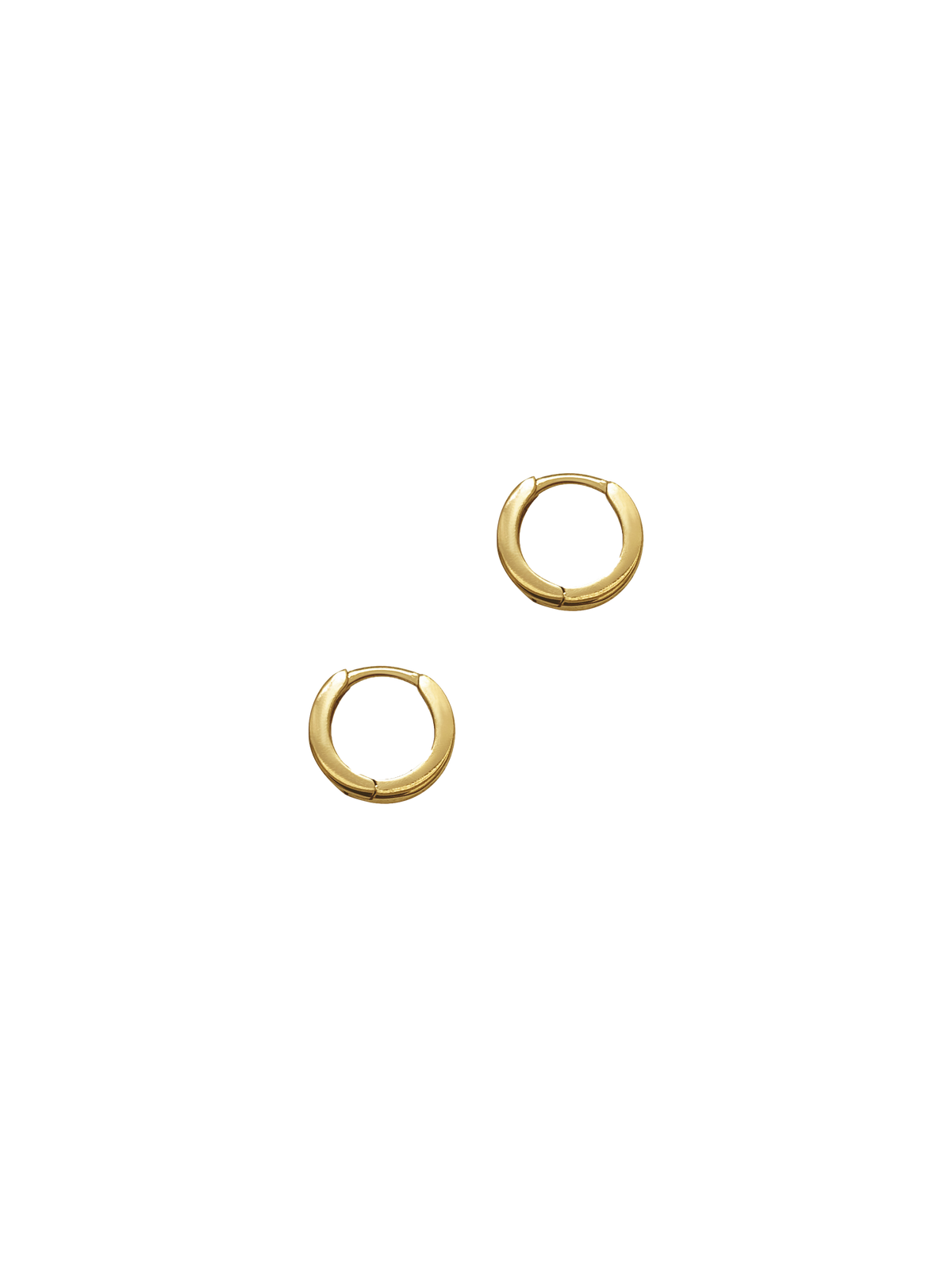 Laura Lombardi gold Clutch Hoops