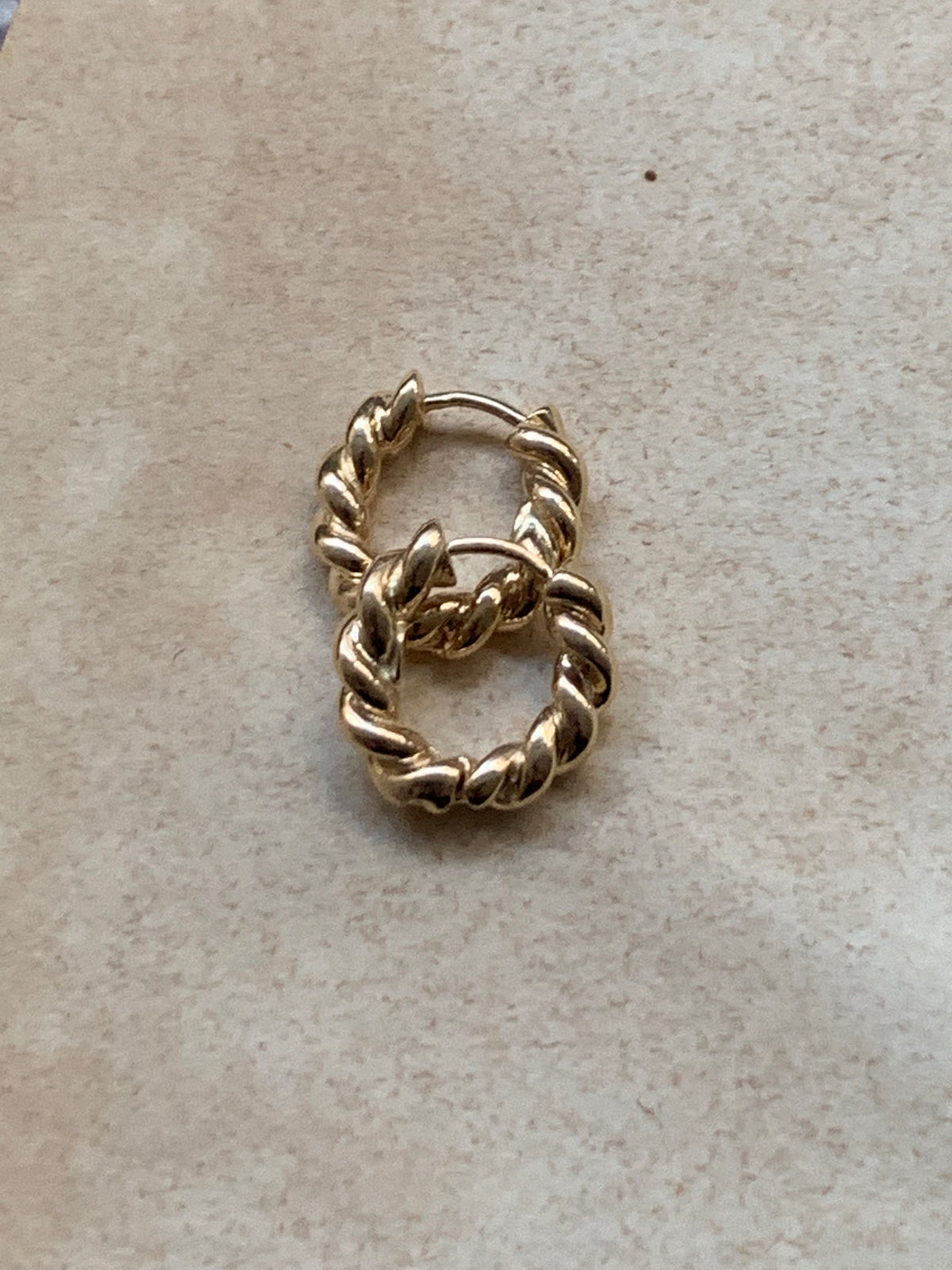 Laura Lombardi 14kt Yellow Gold Twist Hoops